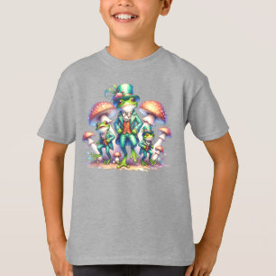 Kernpolster Extravagant tanzende Grünfrosche T-Shirt
