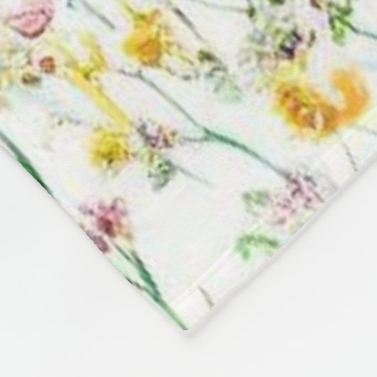 Kernpunkt, großmütige Mini-Wildblume-Design Fleecedecke (Ecke)