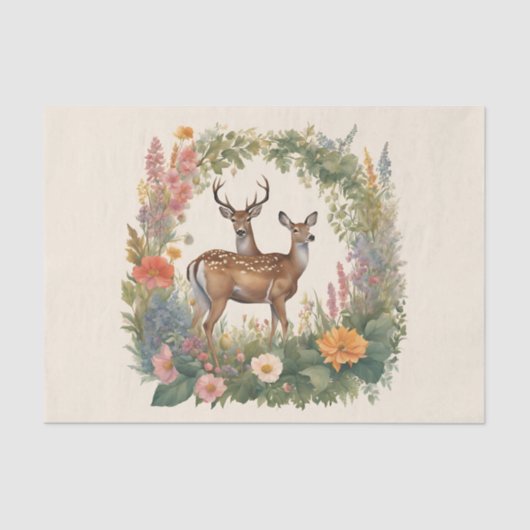 Kernpunkt Hirschentkundung Seidenpapier (Vorderseite)