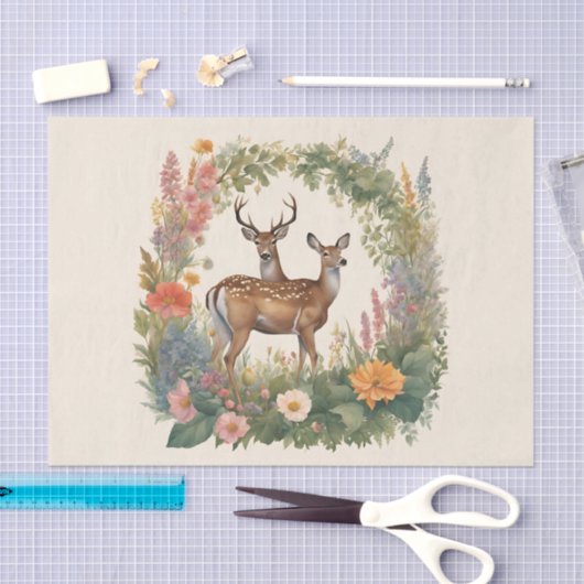 Kernpunkt Hirschentkundung Seidenpapier (Handwerk)