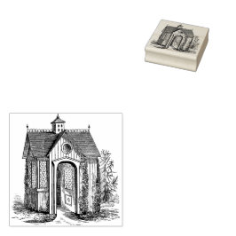 Kernpunkt Vintages Viktorianisches Gewächshaus Gummistempel