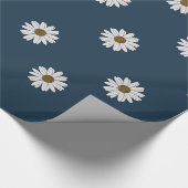 Kernpunkte: Weiße Sterne auf dem Hintergrund der M Geschenkpapier (Ecke)