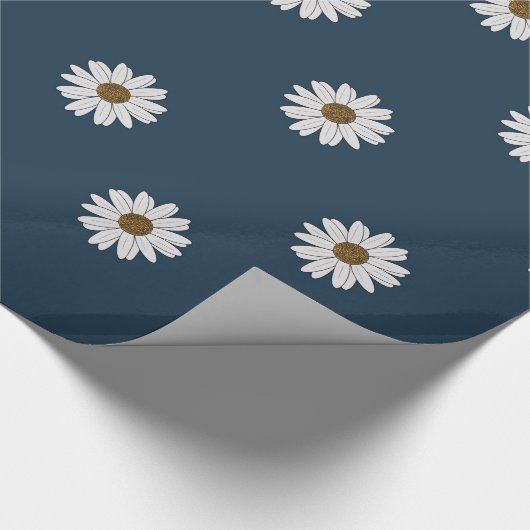 Kernpunkte: Weiße Sterne auf dem Hintergrund der M Geschenkpapier (Ecke)