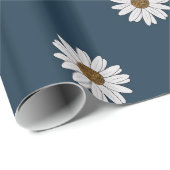 Kernpunkte: Weiße Sterne auf dem Hintergrund der M Geschenkpapier (Rolleneckpunkt)