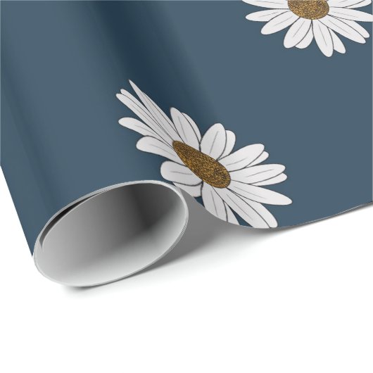 Kernpunkte: Weiße Sterne auf dem Hintergrund der M Geschenkpapier (Rolleneckpunkt)