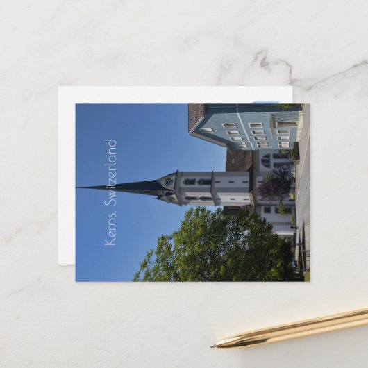 Kerns, Obwalden, Schweiz Postkarte (Vorderseite/Rückseite Beispiel)