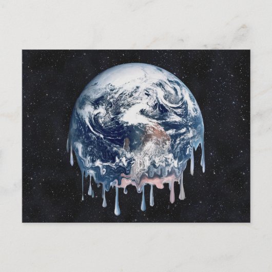 Kernschmelze (Hintergrund des gesamten Universums) Postkarte (Vorderseite)