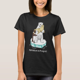 Kernschmelze im globalen Erwärmungsbärenklima C T-Shirt