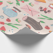 Kernschnecke-Liebe-Brief Geschenkpapier (Ecke)