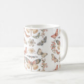 Kernstil-Schmetterlingsmotten Kaffeetasse (VorderseiteRechts)