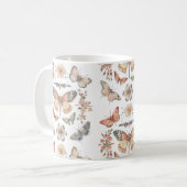 Kernstil-Schmetterlingsmotten Kaffeetasse (Vorderseite Links)