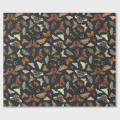 Kernstück dunkle Moth-Komponente Geschenkpapier (Flach)