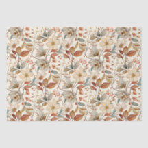 Kernstück Wildblume Wasserfarbenes Vintages Muster