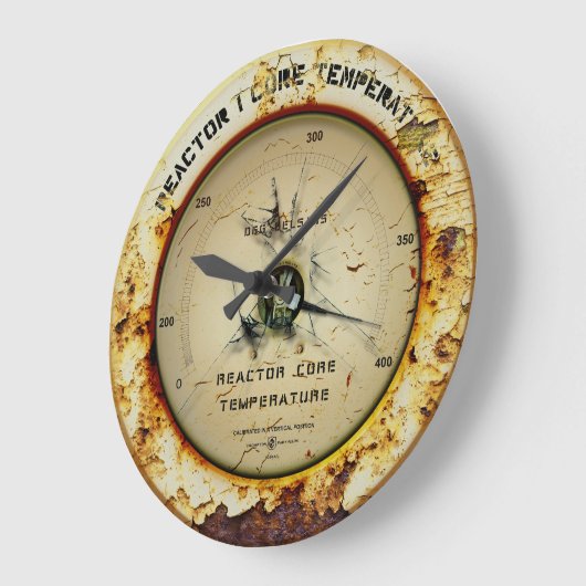 Kerntemperatur-Uhr des Reaktors Große Wanduhr (Winkel)