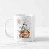 Kernvögel, Pilze und Schmetterlinge Kaffeetasse (Links)