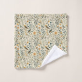 Kernvögel und Wildblumen Badhandtuch Set (Waschlappen)