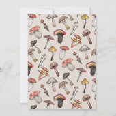 Kernvorlage "Herbst-Mushroom" Einladung (Rückseite)