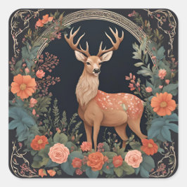 Kernwild Quadratischer Aufkleber