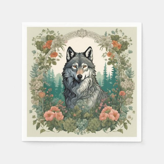 KernWolf Serviette (Vorderseite)