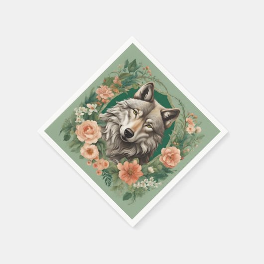 KernWolf Serviette (Ecke)