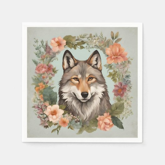 KernWolf Serviette (Vorderseite)