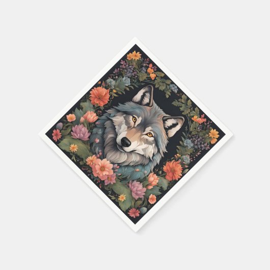 KernWolf Serviette (Ecke)