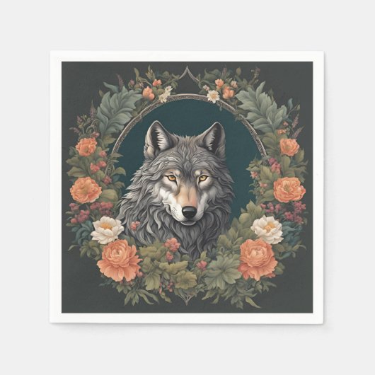 KernWolf Serviette (Vorderseite)