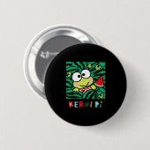 Keroppi Watermelon Sommerspass Button (Vorne & Hinten)