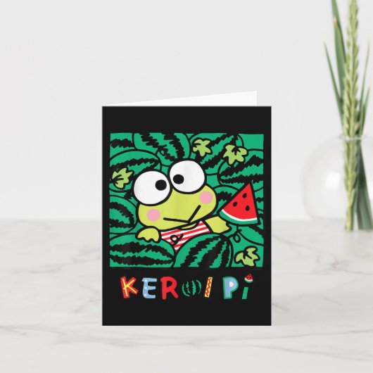 Keroppi Watermelon Sommerspass Karte (Vorderseite)
