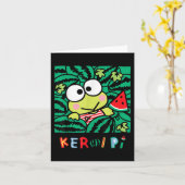 Keroppi Watermelon Sommerspass Karte (Gelbe Blume)