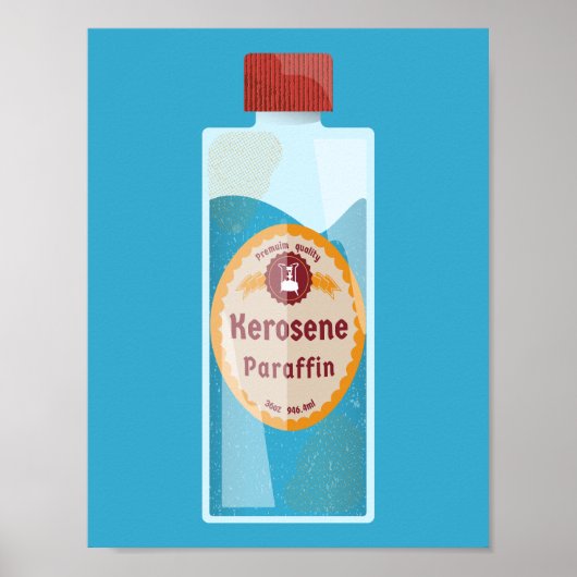 Kerosene Bottle Parffin Poster (Vorne)