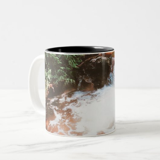 Kerosene Creek Zweifarbige Tasse (Vorderseite Links)