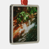 Kerosin Creek, Rotorua, Neuseeland Ornament Aus Metall (Rechts)