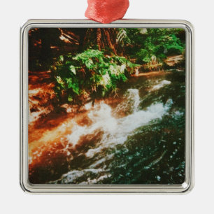 Kerosin Creek, Rotorua, Neuseeland Ornament Aus Metall