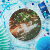 Kerosin Creek, Rotorua, Neuseeland Pappteller (Party)