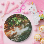 Kerosin Creek, Rotorua, Neuseeland Pappteller (Party)