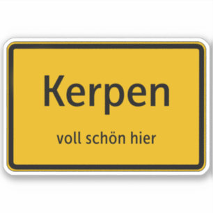 Kerpen Aufkleber Sticker Autoaufkleber