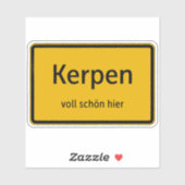 Kerpen Aufkleber Sticker Autoaufkleber (Blatt)