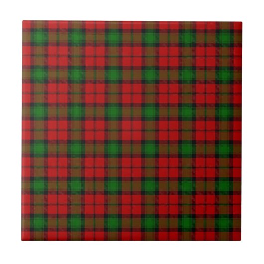 Kerr Clain Tartan Kariertes Muster Fliese (Vorderseite)