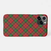 Kerr Clain Tartan Kariertes Muster iPhone Hülle (Rückseite (Horizontal))