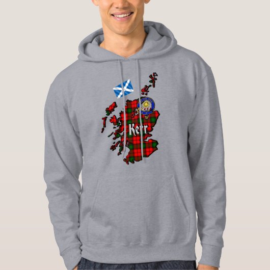 Kerr Clan Abzeichen Hoodie (Vorderseite)