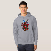 Kerr Clan Abzeichen Hoodie (Vorne ganz)