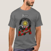 Kerr Clan Badge & Tartan T-Shirt (Vorderseite)