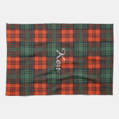 Kerr Clan karierter schottischer Tartan Handtuch (Horizontal)
