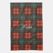Kerr Clan karierter schottischer Tartan Handtuch (Vertikal)