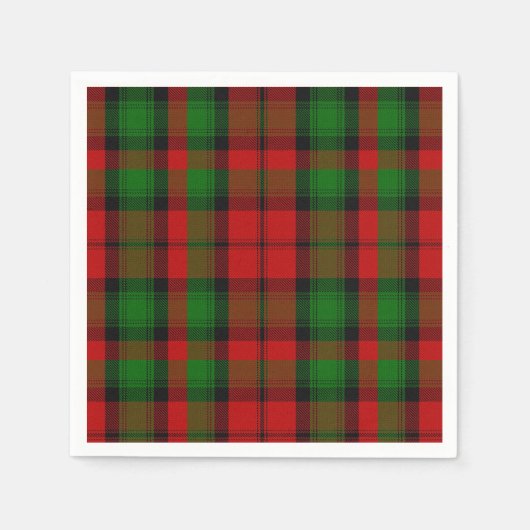 Kerr Clan Tartan Kariert Paper Napkins Serviette (Vorderseite)