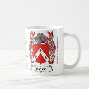 Kerr, der Ursprung, Bedeutung und das Wappen Kaffeetasse