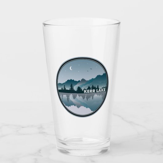 Kerr Lake Virginia North Carolina Reflektion Glas (Vorderseite)