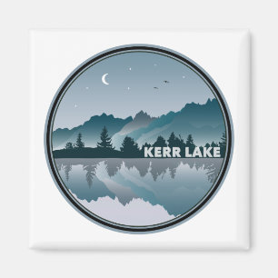 Kerr Lake Virginia North Carolina Reflektion Magnet