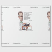 Kerr/London James Joyce & English Is Folter Quote Geschenkpapier (Flach)